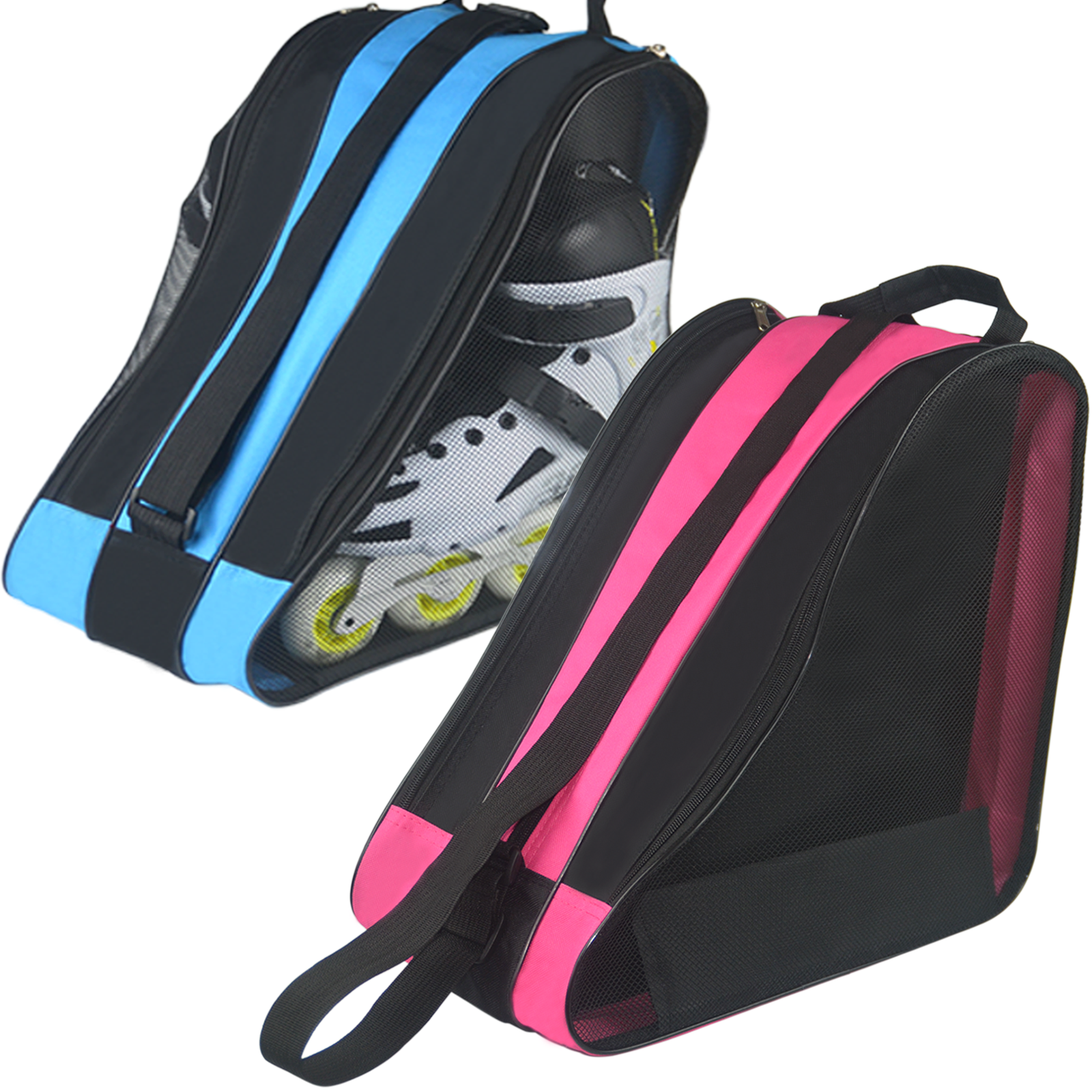 Roller Skate Bag,Ice Skate Bags Breathable Skating Bag for Girls Boys and Most Adults, Large Capacity Skate Bag Fits Quad Skates, Inline Skate and Most Roller Skate Accessories